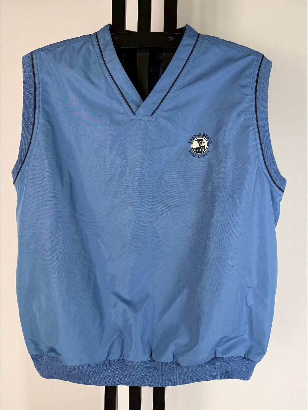 Cutter & Buck Windshirt Vest Large Lt Blue Quarter Zip Golf